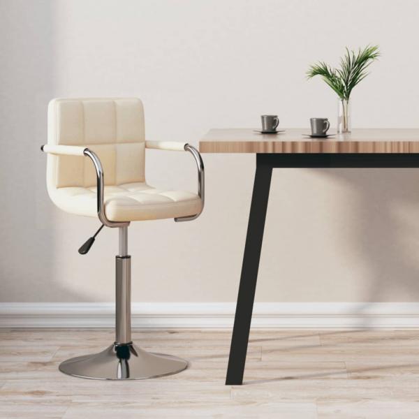 ARDEBO.de - Barhocker Creme Stoff