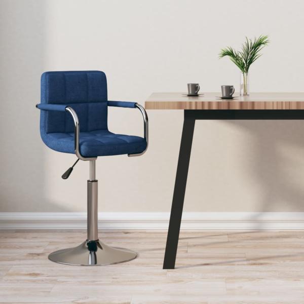 ARDEBO.de - Barhocker Blau Stoff