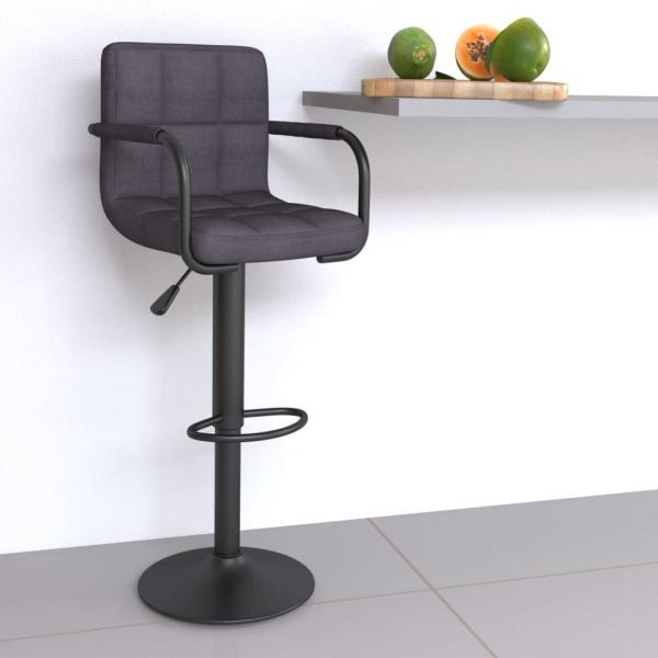 ARDEBO.de - Barhocker Taupe Stoff