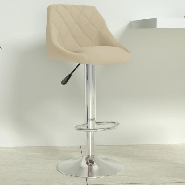 ARDEBO.de - Barhocker Creme Samt