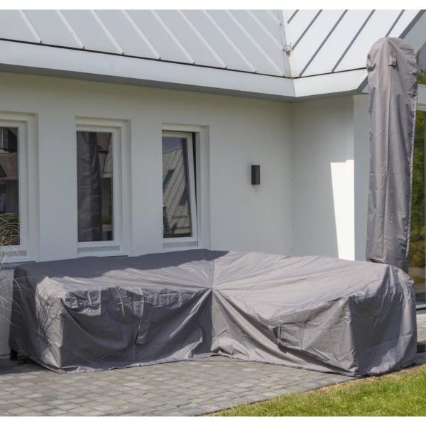 ARDEBO.de - Madison Garten-Lounge-Set-Abdeckung 320x255x70 cm Links Grau