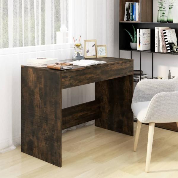 ARDEBO.de - Schreibtisch Räuchereiche 101x50x76,5 cm Holzwerkstoff