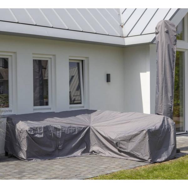 ARDEBO.de - Madison Abdeckung für Loungemöbel-Set 270x210x90 cm Rechts Grau