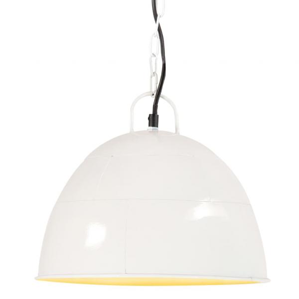 ARDEBO.de - Hängelampe Vintage Industriestil 25 W Weiß Rund 31 cm E27