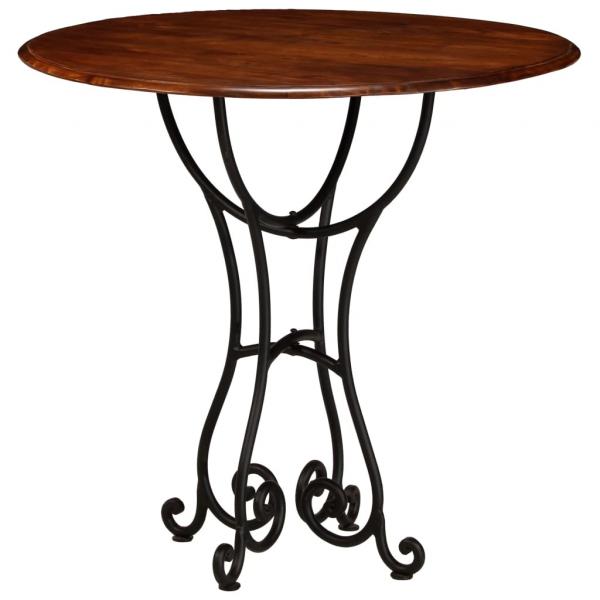 ARDEBO.de - Esstisch Massivholz mit Honigfarbenem Finish 80x76 cm