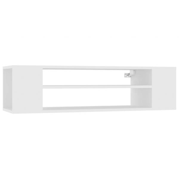TV-Hängeschrank Weiß 100x30x26,5 cm Holzwerkstoff