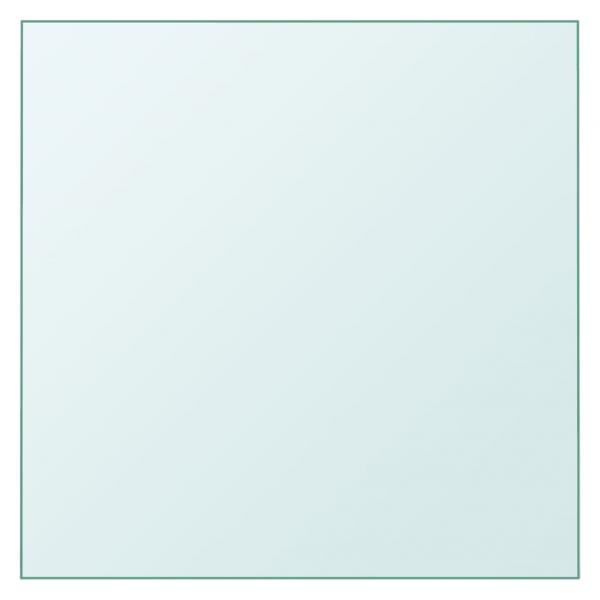 ARDEBO.de - Tischplatte Transparent 60x60 cm Hartglas