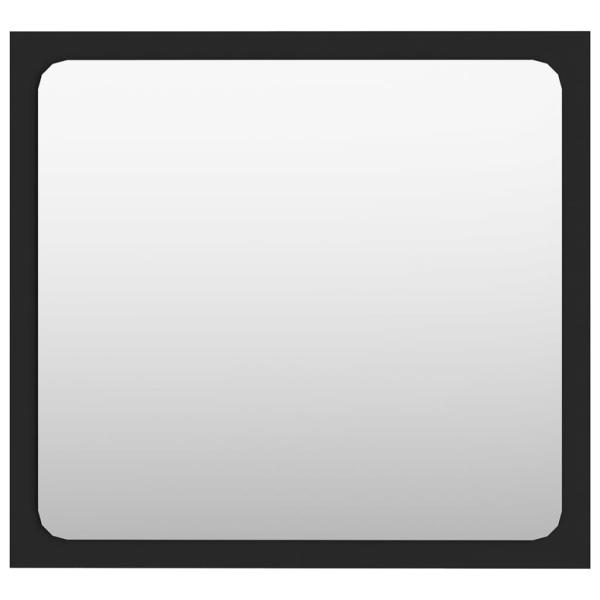 Badmöbel-Set Schwarz Holzwerkstoff