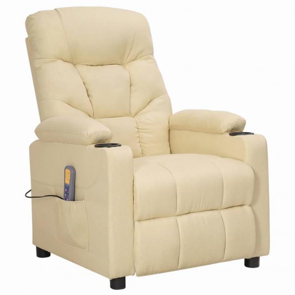 ARDEBO.de - Massagesessel Creme Stoff