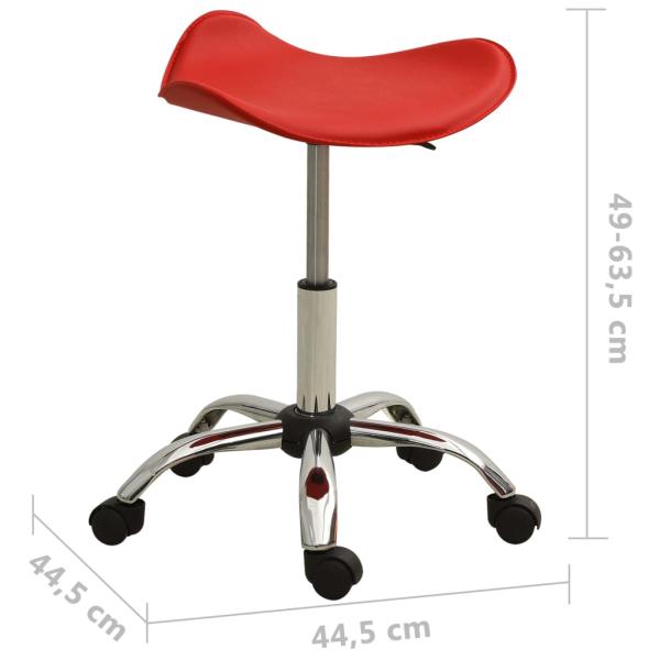 Bürostuhl Rot Kunstleder