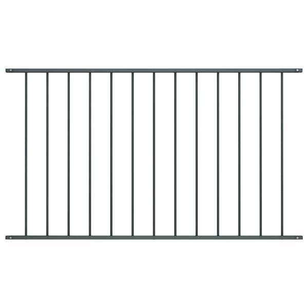 Zaunfeld Pulverbeschichteter Stahl 1,7 x 1,25 m Anthrazit