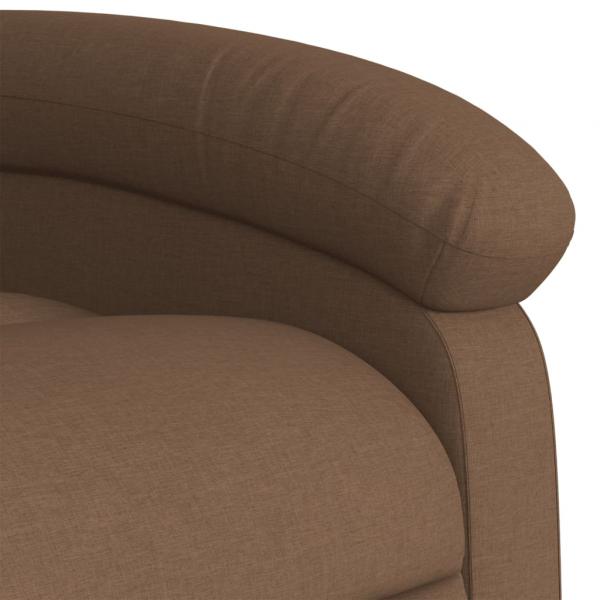 Relaxsessel Elektrisch Braun Stoff
