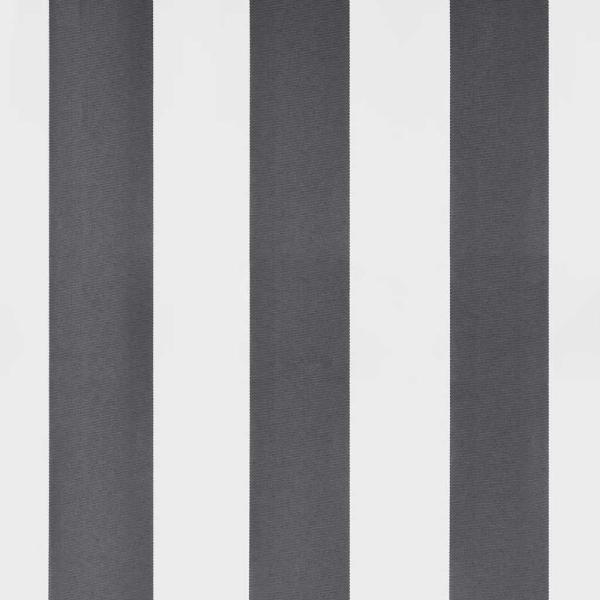 Markise Automatisch mit LED Anthrazit & Weiß 600x300 cm