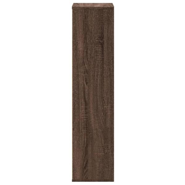 Bücherregal Braun Eichen-Optik 50x25x105 cm Holzwerkstoff