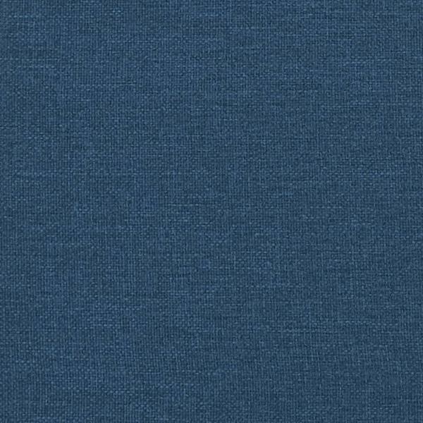 Boxspringbett mit Matratze Blau 90x190 cm Stoff