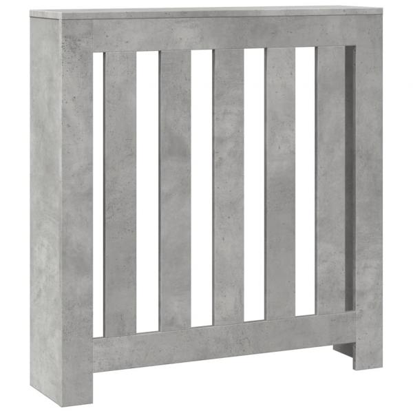 Heizkörperverkleidung Betongrau 78x20x82 cm Holzwerkstoff