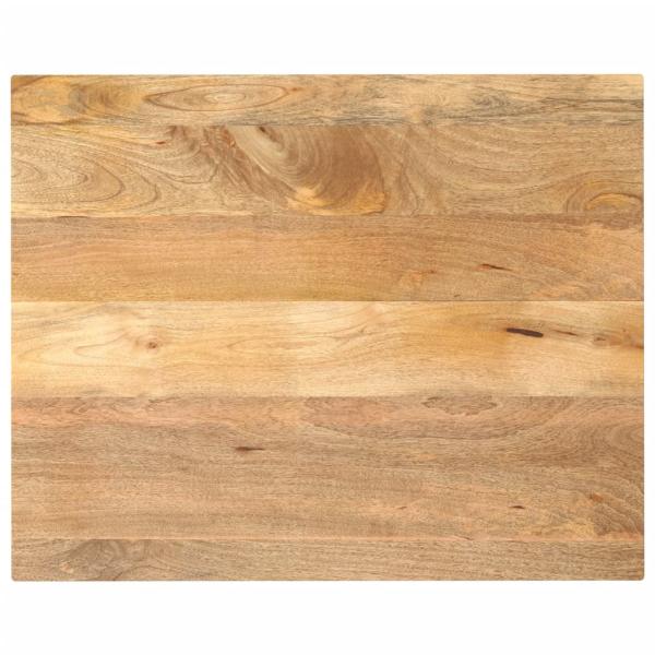 ARDEBO.de - Tischplatte 90x80x3,8 cm Rechteckig Massivholz Mango