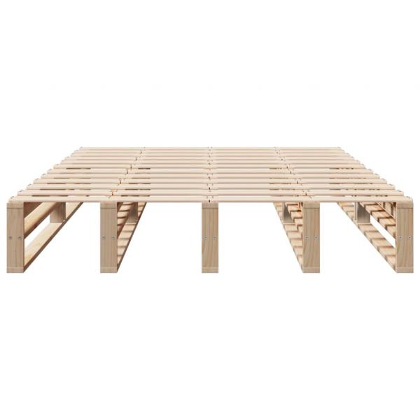 Massivholzbett ohne Matratze 140x200 cm Kiefernholz