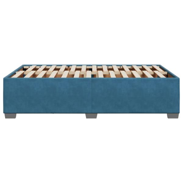 Bettgestell Blau 120x190 cm Samt