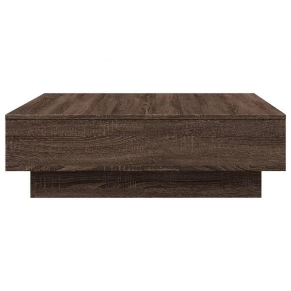 Couchtisch Braun Eichen-Optik 90x90x28 cm Holzwerkstoff