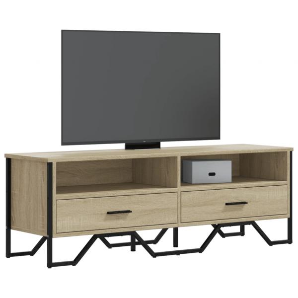 ARDEBO.de - TV-Schrank Sonoma-Eiche 122x34x41 cm Holzwerkstoff