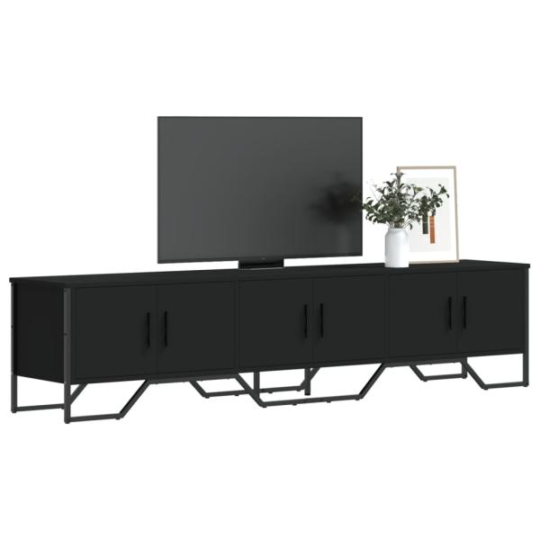 ARDEBO.de - TV-Schrank Schwarz 180x34x41 cm Holzwerkstoff