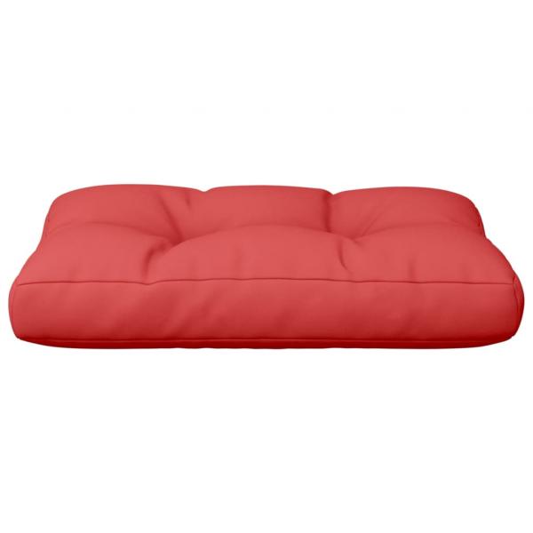 Palettenkissen Rot 60x40x12 cm Stoff