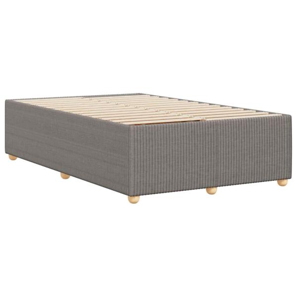 Bettgestell Taupe 120x190 cm Stoff