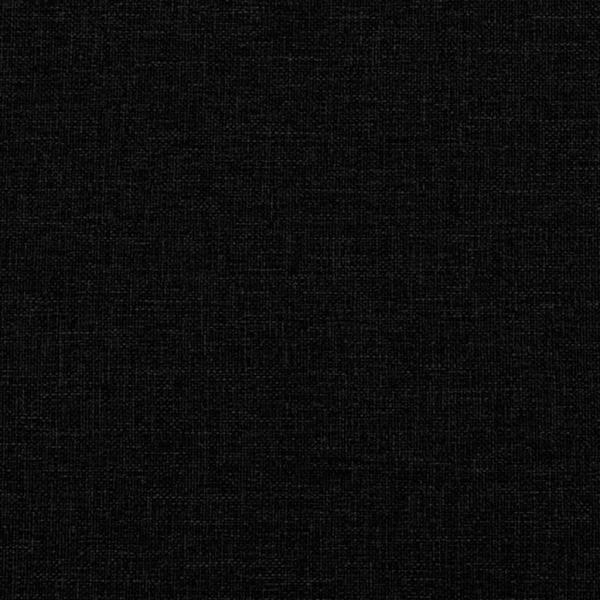 Boxspringbett mit Matratze Schwarz 120x200 cm Stoff