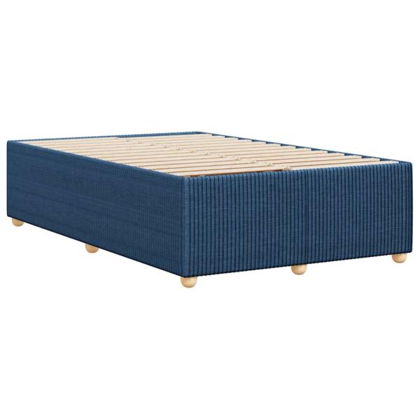 Bettgestell Blau 120x190 cm Stoff