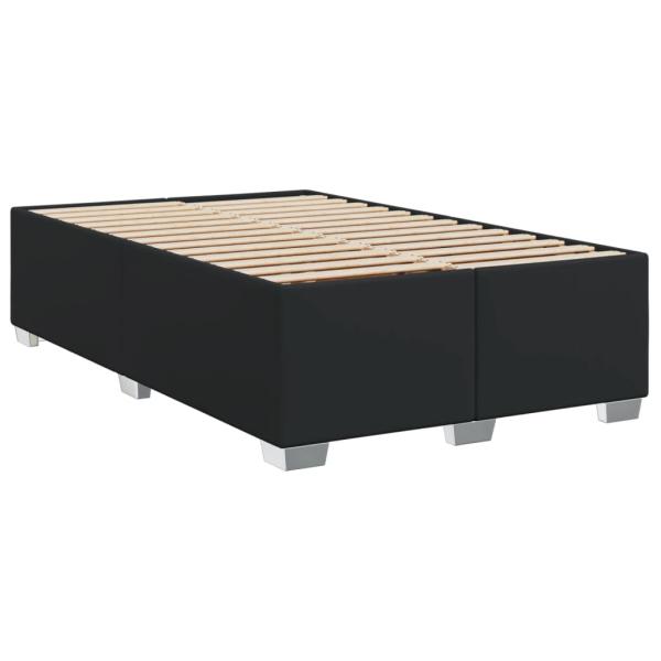 ARDEBO.de - Boxspringbett mit Matratze Schwarz 120x200 cm Kunstleder