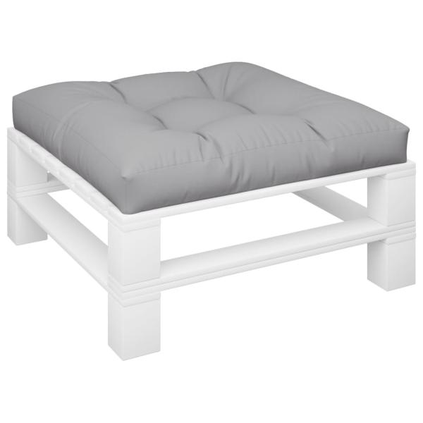 ARDEBO.de - Palettenkissen Grau 70x70x12 cm Stoff
