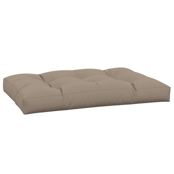 ARDEBO.de - Palettenkissen Taupe 120x80x12 cm Stoff
