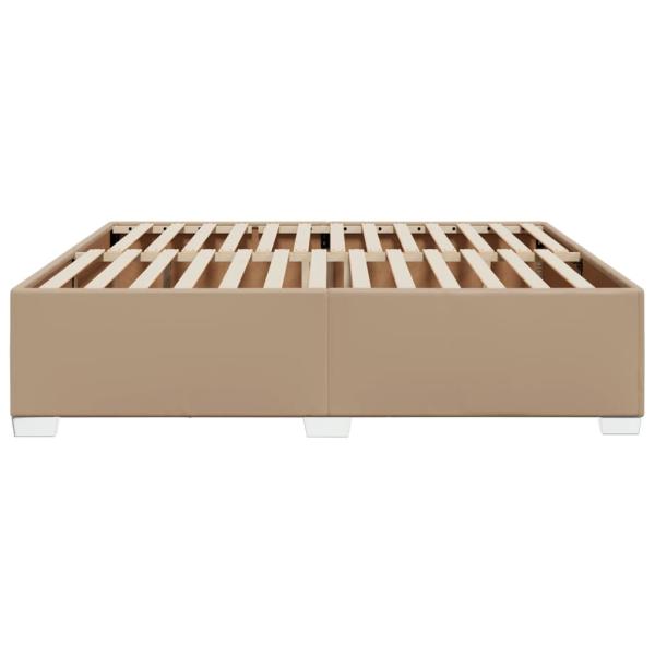 Bettgestell Cappuccino-Braun 180x200 cm Kunstleder