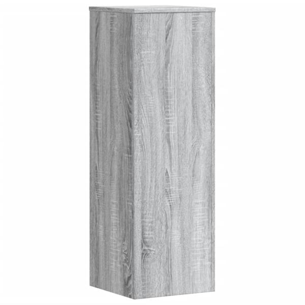 Pflanzenständer Grau Sonoma 33x33x100 cm Holzwerkstoff