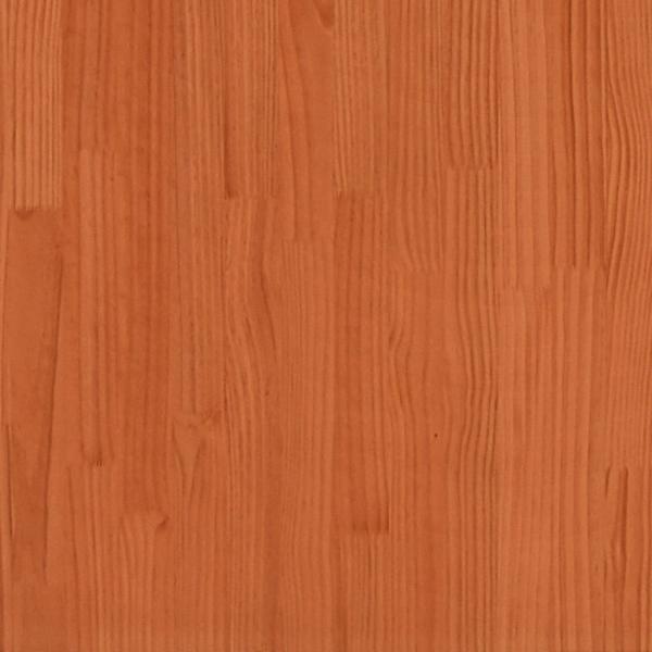 ARDEBO.de - Massivholzbett ohne Matratze Wachsbraun 160x200 Kiefernholz