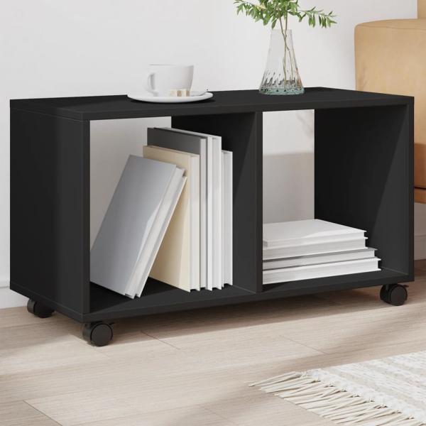 ARDEBO.de - Rollschrank Schwarz 72x33x42,5 cm Holzwerkstoff