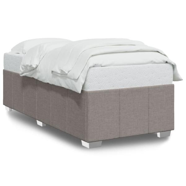 Bettgestell Taupe 90x190 cm Stoff