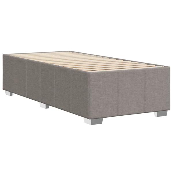 Bettgestell Taupe 90x190 cm Stoff