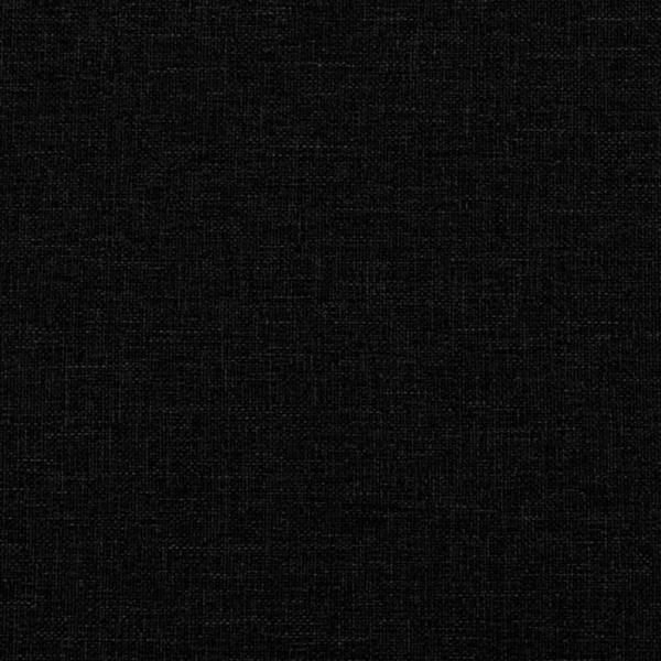 Boxspringbett mit Matratze Schwarz 120x190 cm Stoff