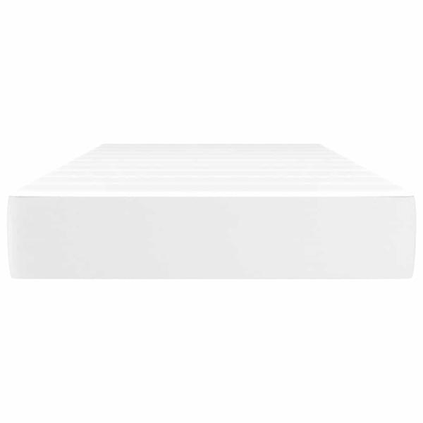 ARDEBO.de - Taschenfederkernmatratze für Kinder Weiß 80x160 cm Kunstleder