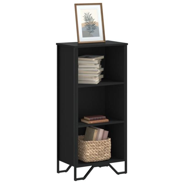 ARDEBO.de - Bücherregal Schwarz 50x31x106 cm Holzwerkstoff
