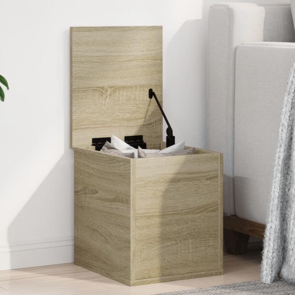 ARDEBO.de - Truhe Sonoma-Eiche 30x35x35 cm Holzwerkstoff