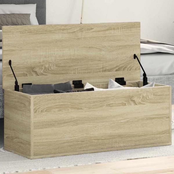 ARDEBO.de - Truhe Sonoma-Eiche 90x35x35 cm Holzwerkstoff