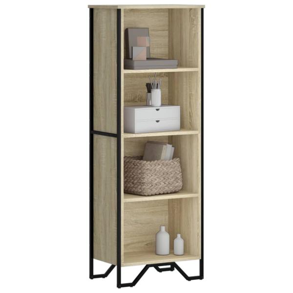 ARDEBO.de - Bücherregal Sonoma-Eiche 50x31x137,5 cm Holzwerkstoff