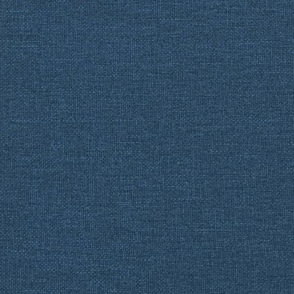 Chaiselongue mit Kissen Blau Stoff