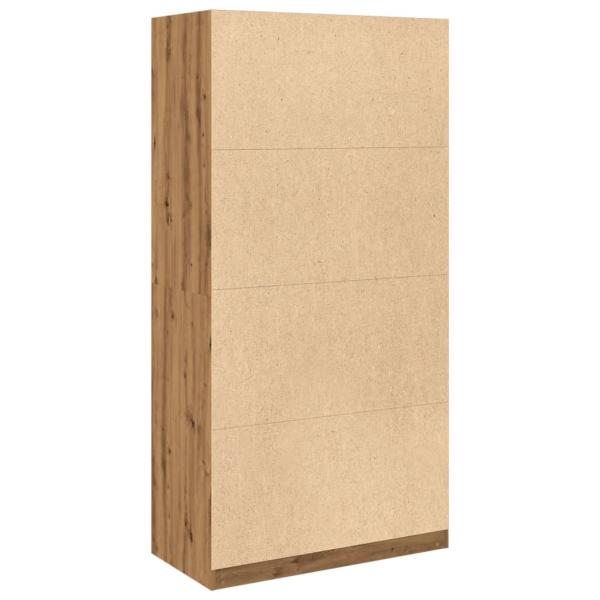 ARDEBO.de - Kleiderschrank Artisan-Eiche 100x50x200 cm Holzwerkstoff