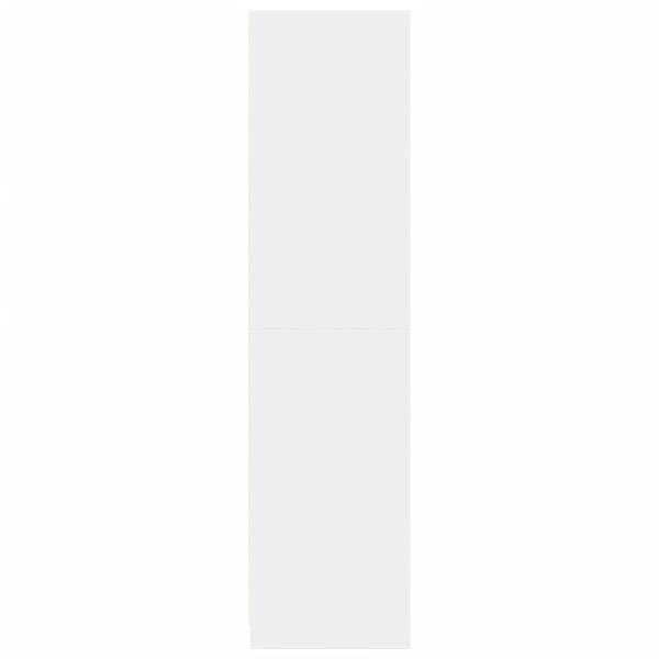 Kleiderschrank Weiß 30x50x200 cm Holzwerkstoff