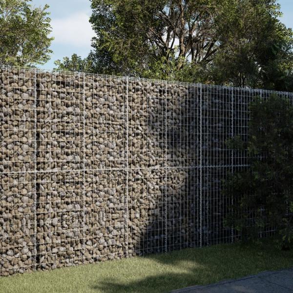 ARDEBO.de - Gabione mit Deckel 200x100x200 cm Verzinktes Eisen