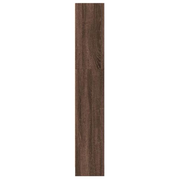 Bücherregal Braun Eichen-Optik 40x24x143 cm Holzwerkstoff